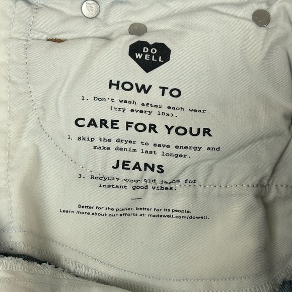 Madewell The Perfect Vintage Jeans Size 28 - Picture 10 of 13